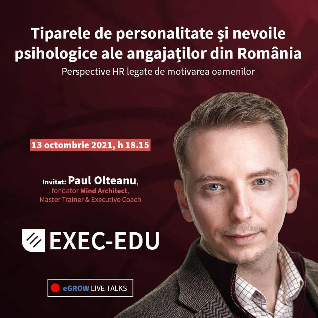 Tiparele de personalitate și nevoile psihologice ale angajaților din România
